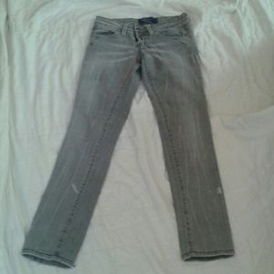 EUC Miley Cyrus MAX AZRIA gray skinnies 3