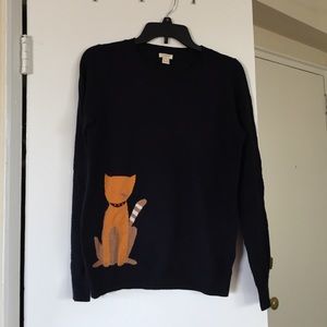 😺J Crew Factory Intarsia Cat Sweater😺