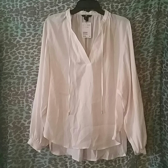H&M Tops - Long-sleeved Peasant Top
