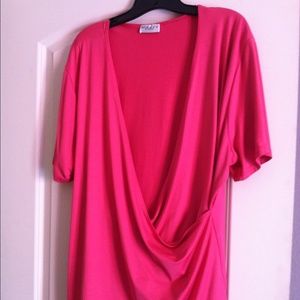 Hot pink 2x-3x top