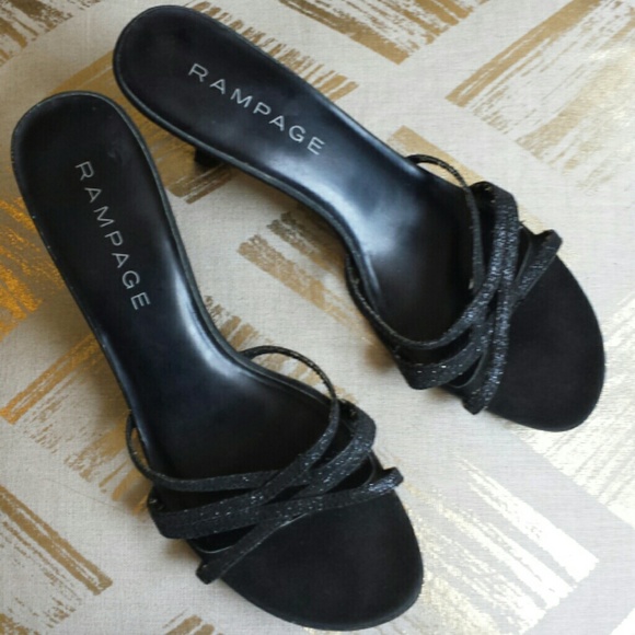 Black Strappy Heels