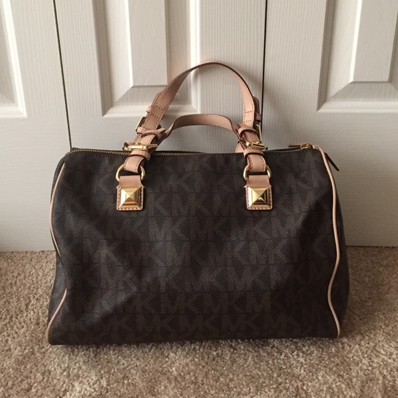Michael Kors Handbag-Grayson Large Satchel