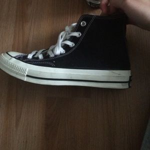 black high top converse