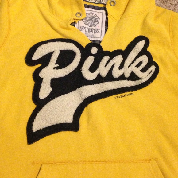 Distressed hooded sweatshirt with front pocket. - Picture 1 of 3