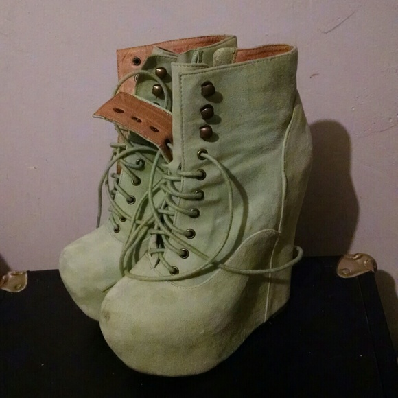 Jeffrey Campbell Damsels in Mint Suede
