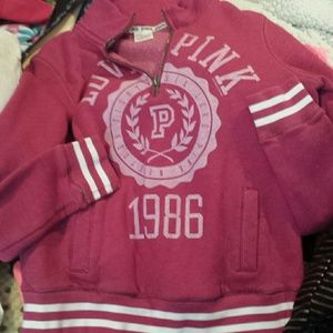 $26 Vs pink half zip