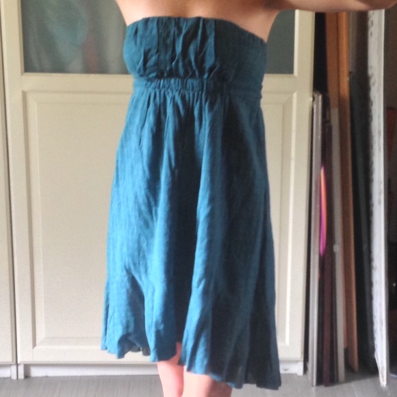 Teal Babydoll Dress