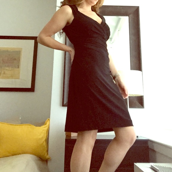 Anne Klein Black Fitted Dress
