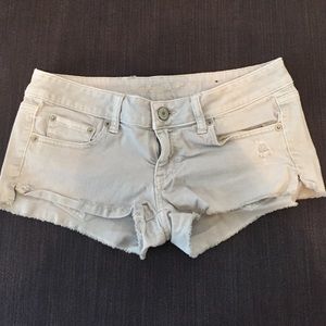 light denim short shorts!