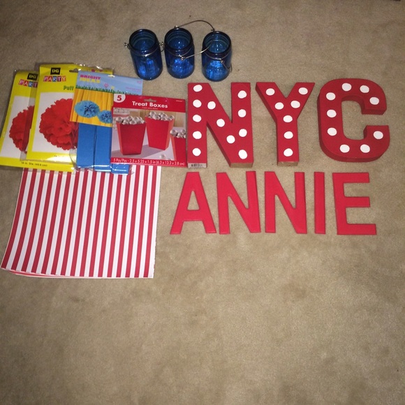 Annie birthday party decorations