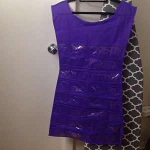 Purple dress jewelry holder