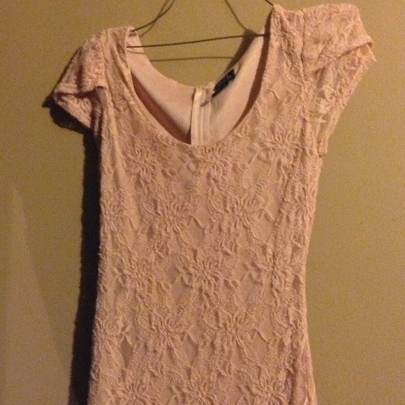 Light Pink body fitting dress