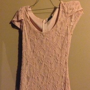 Light Pink body fitting dress