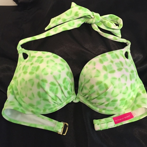 Victoria Secret Tie Dye Green Bikini Top