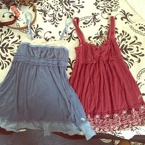 Hollister & Abercrombie tanks