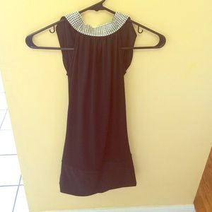 Small tight dress, open back, short