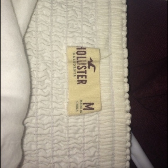 White Hollister Peplum Shirt - Picture 4 of 4