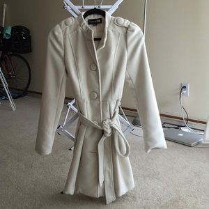 Forever 21 cream coat