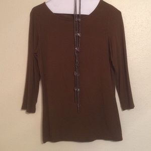 Boat neck 3/4 RL top!