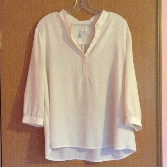 Sheer white top!