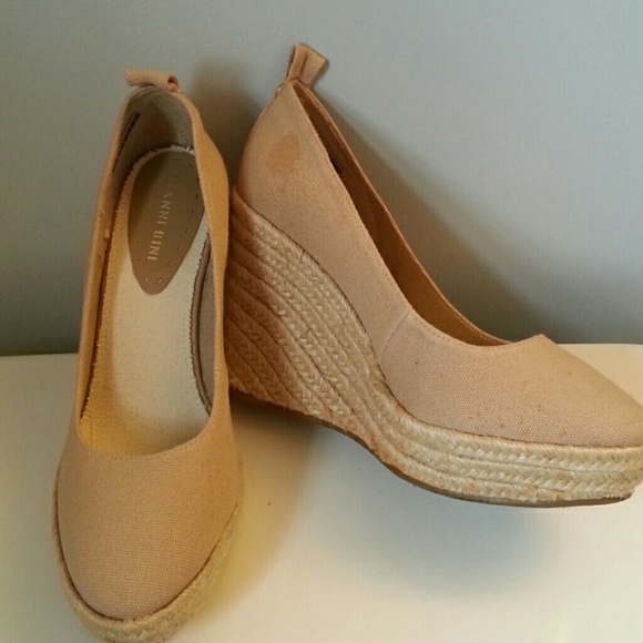 Gianni Bini Sand Canvas and Jute Espadrilles - Picture 2 of 4
