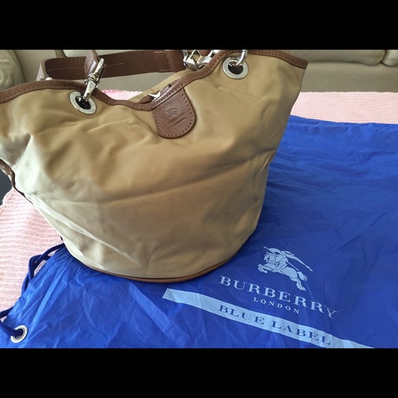 Burberry blue label top handle