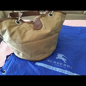 Burberry blue label top handle