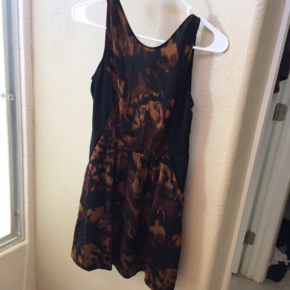 ❤️SOLD❤️Silence & Noise black & bronze dress