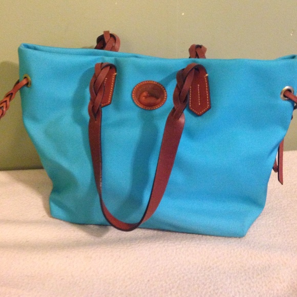 Big blue Dooney & Bourke Purse