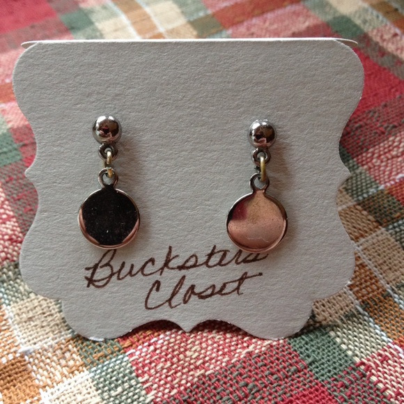 Vintage Silver Tone Dangle Earrings