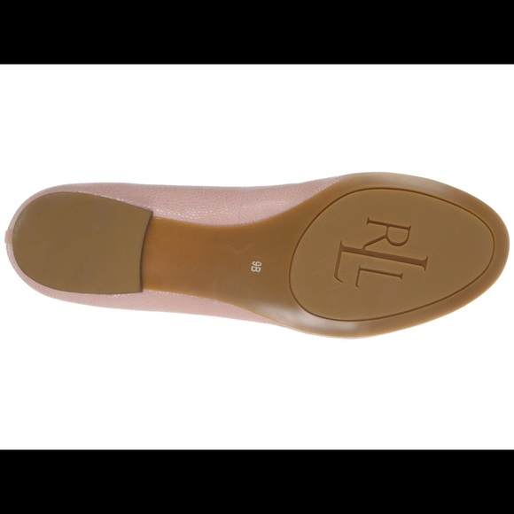 SOLD NEW Ralph LAUREN pink ballet flats 5.5 - Picture 4 of 4