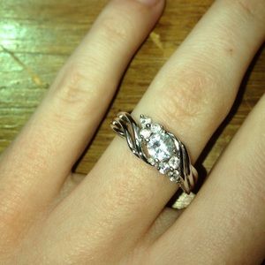 Sterling Silver and Cubic Zirconia ring