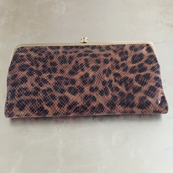 Leopard Hobo Wallet Clutch