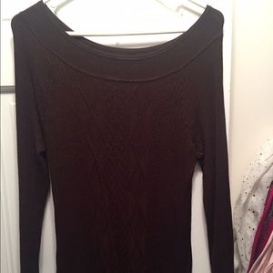 SOLD-----Brown 3/4 Sleeve Sweater - XL----SOLD