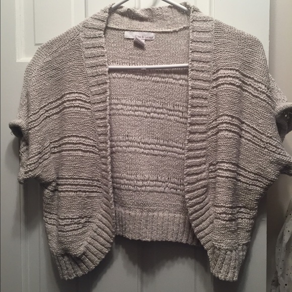 SOLD-----Light Khaki Shrug - XL----SOLD