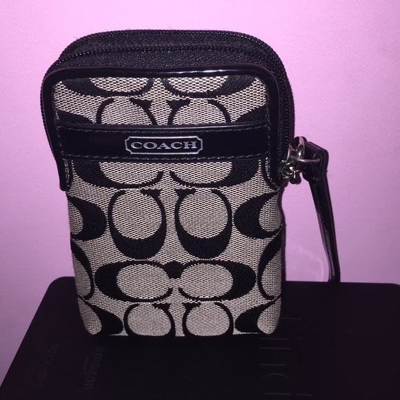 Coach wristlet/wallet & phone holder