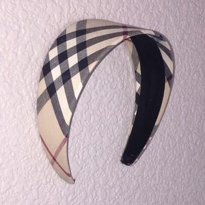 Preppy Burberry Wide Nova Check Headband
