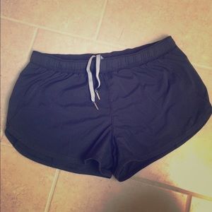 Lululemon black speed short with roll down size 8