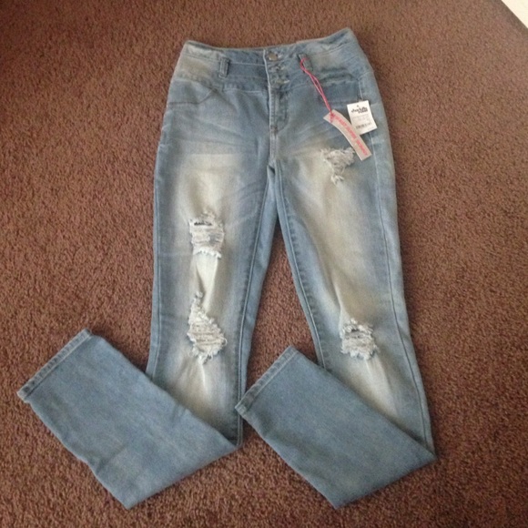 Charlotte Russe Denim - NWT hi-waist super skinny Charlotte Ruse jeans