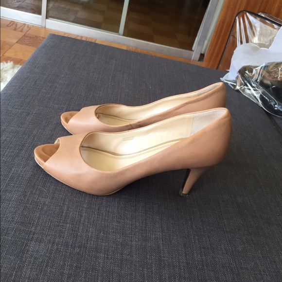 Tahari open toe high heels