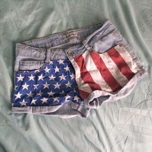 American flag shorts