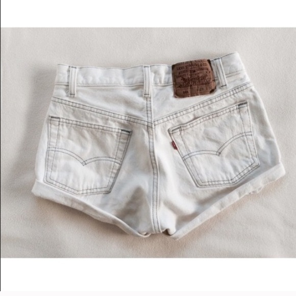 Vintage 501 High Waisted Levi Shorts