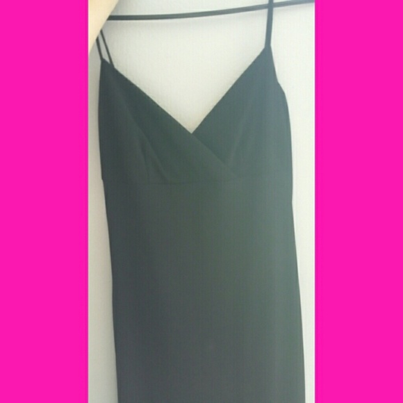 Black dress floor length. Size 5