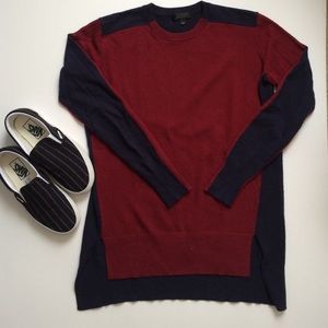 J.Crew Colorblock Sweater Tunic