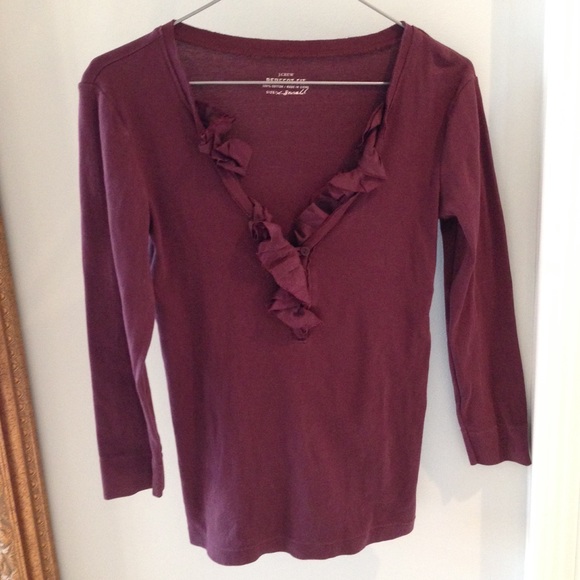 J. Crew - Purple Perfect Fit Tee