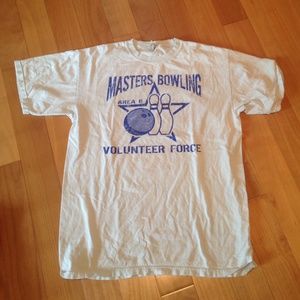 Vintage bowling league t shirt