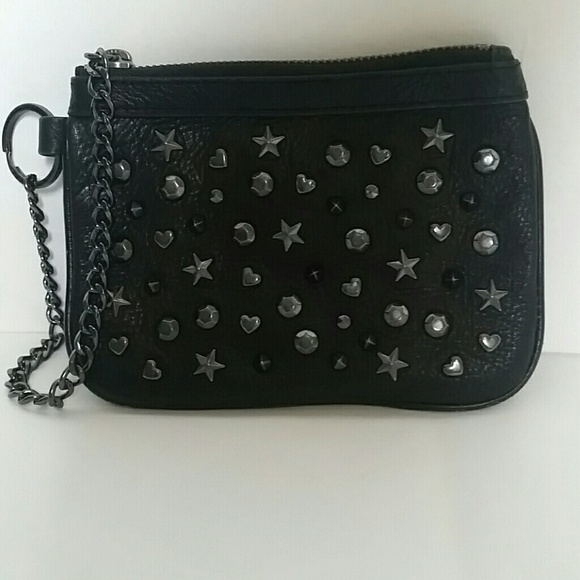 Betsey Johnson Clutches & Wallets - Betsey Johnson studded wristlet/wallet