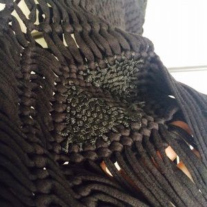 Black woven top from urban outfitters