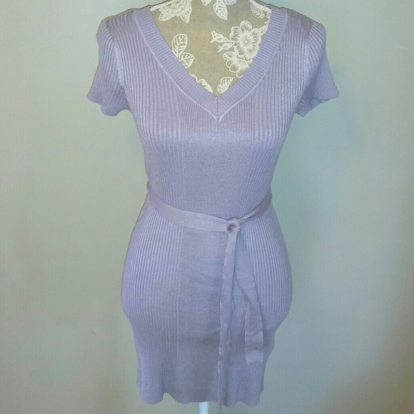 Lavender Sweater Dress