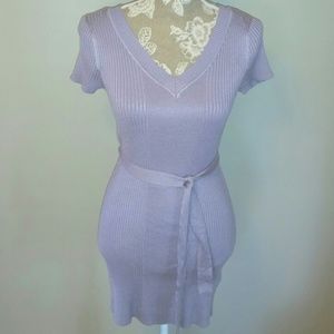 Lavender Sweater Dress